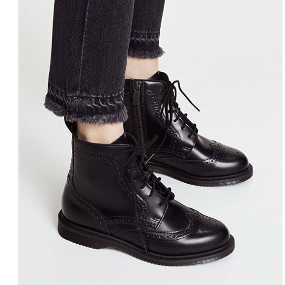 Dr Marten Delphine Brogue Boots 